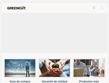 Tablet Screenshot of greencut.es