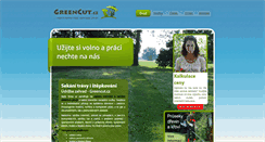 Desktop Screenshot of greencut.cz